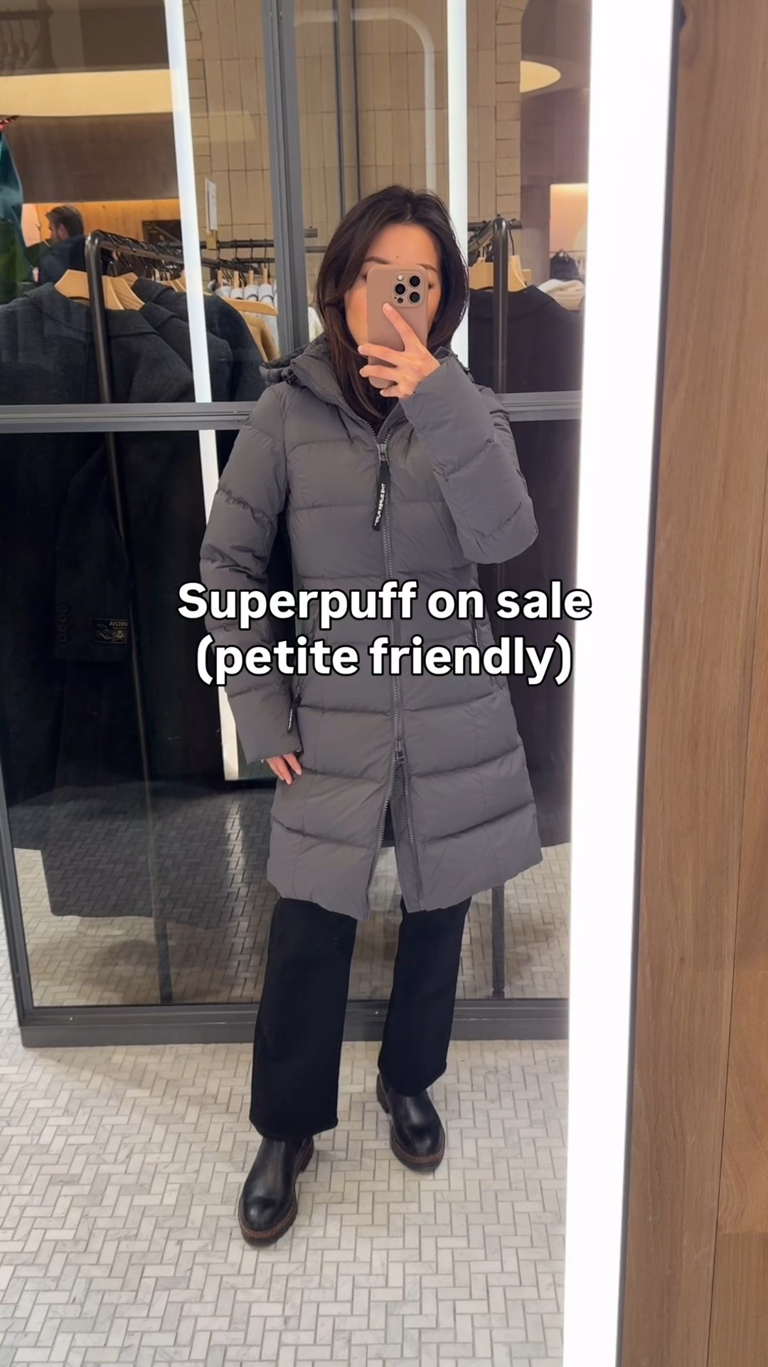 Aritzia winter sale (Note sale returns are only for exchanges or store credit.)

• Aritzia SuperSnug Super Puff Mid length xxs - slim fit, runs smaller Water and wind resistant, very warm and lightweight.

• Quince Bella stretch straight jeans size 24 in the 26" inseam, petite friendly staple

• Caslon Chelsea boots size 5 

Winter puffer coat, gifts for her, petite friendly

#LTKSeasonal #LTKSaleAlert #LTKPetite