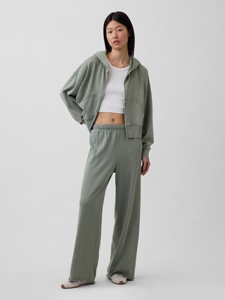 VintageSoft Terry Wide-Leg Sweatpants | Gap (CA)