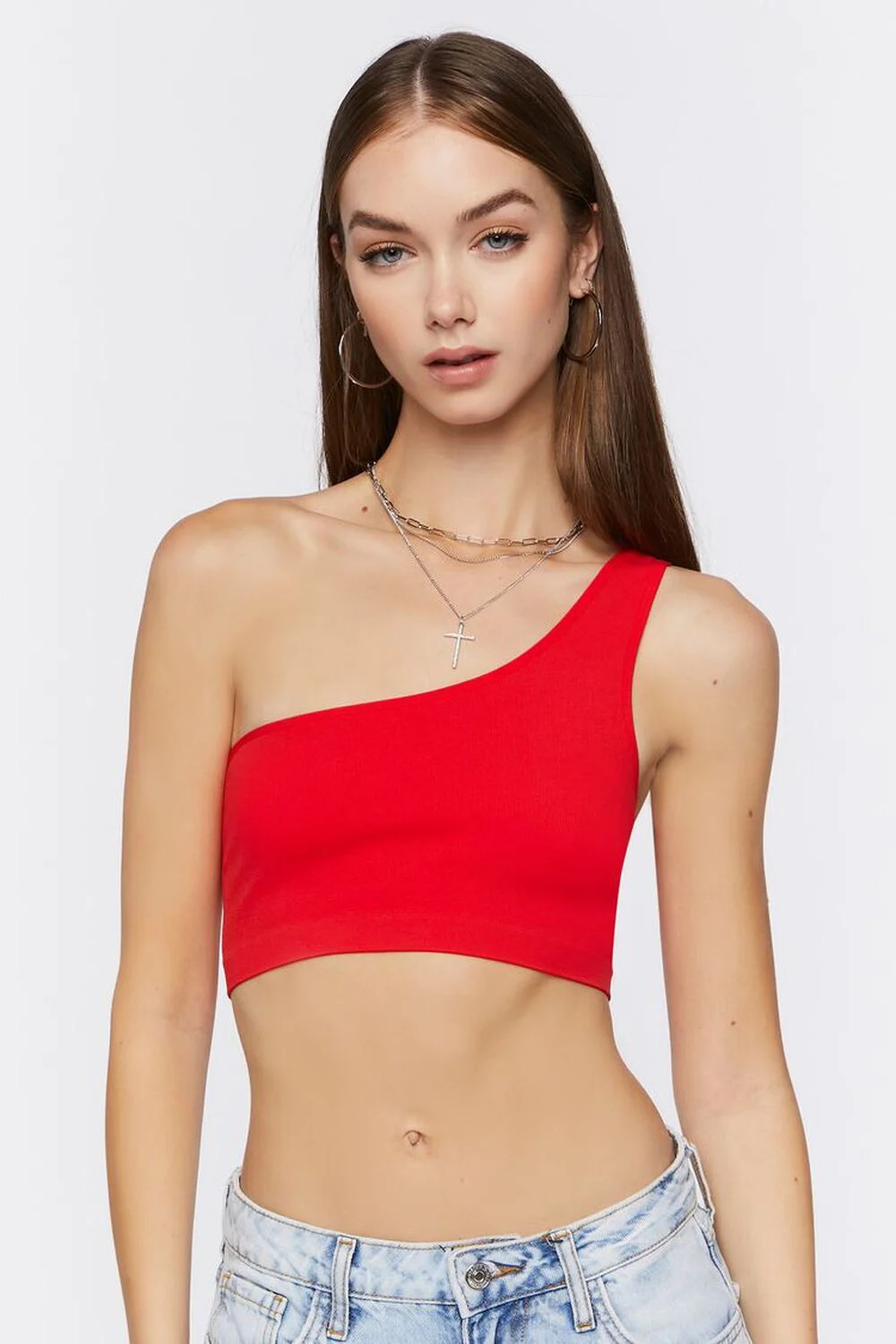 One-Shoulder Crop Top | Forever 21 (US)