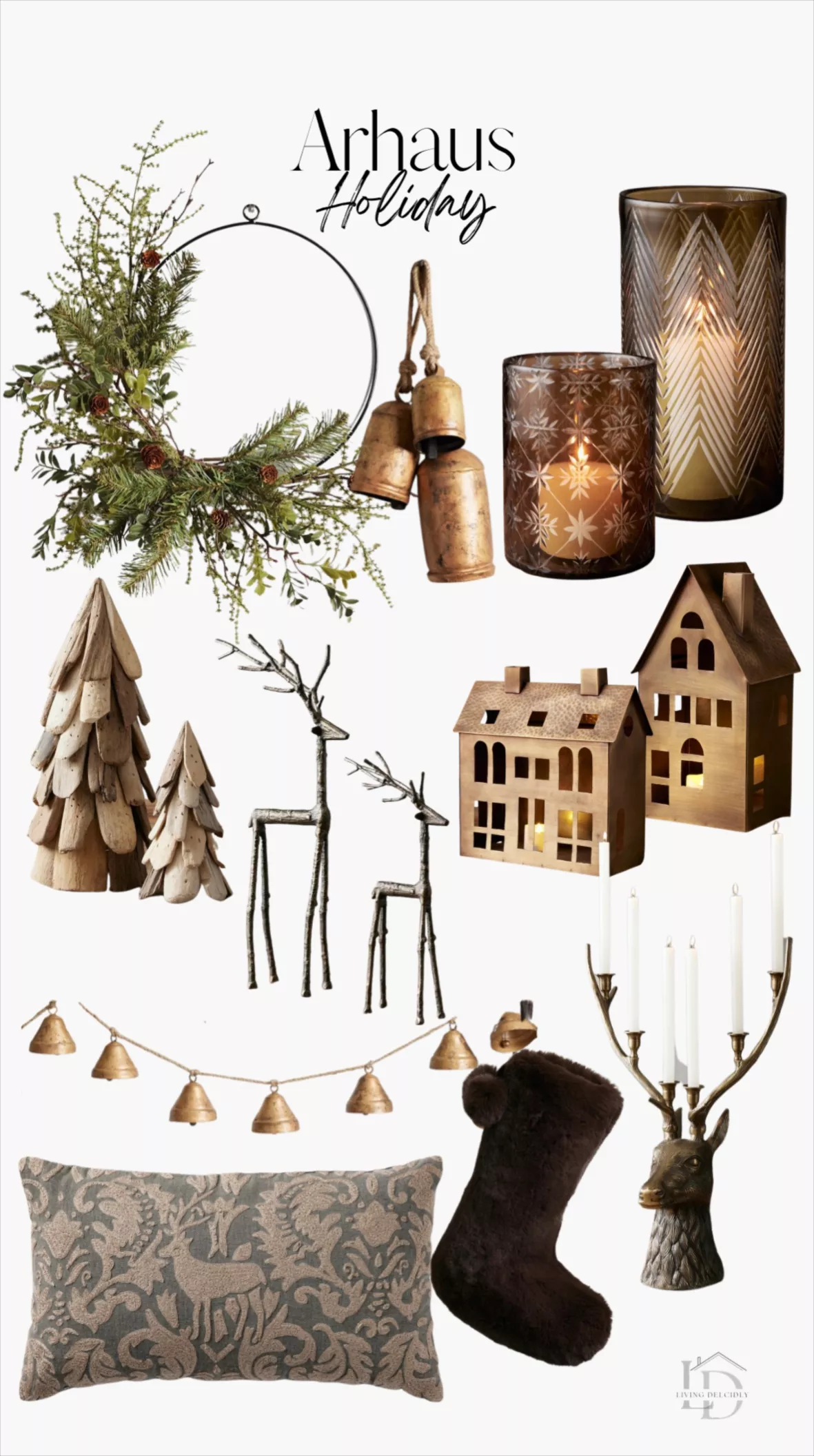Holiday Living Stag Head Stocking Holiday Living Stag Head Stocking