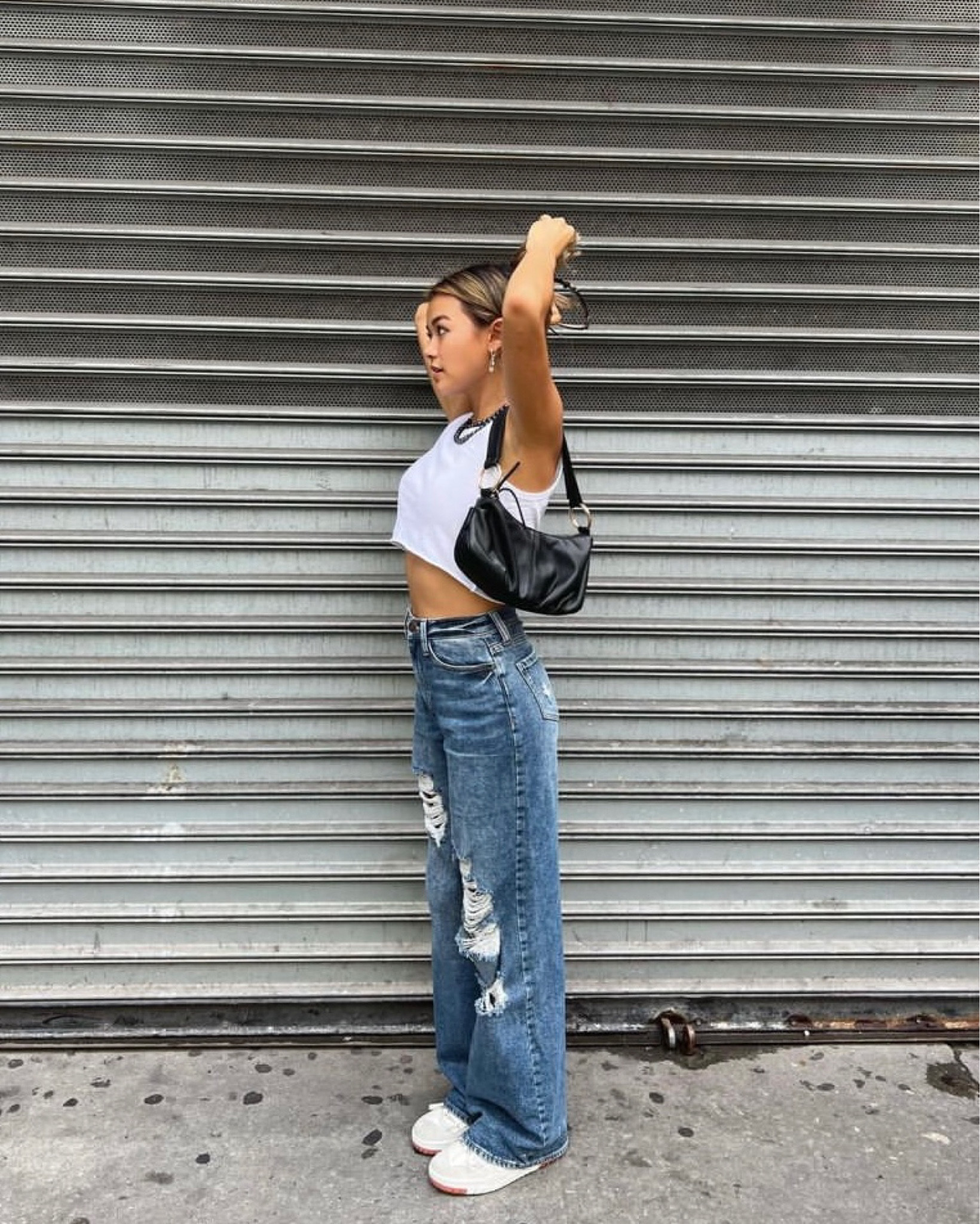 A staple fit!! Jeans are on sale! Wearing a size 3. Also shoes are newbalance 550 au laits!

#LTKstyletip #LTKsalealert #LTKunder100