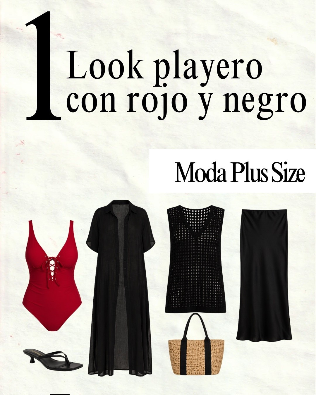 ¡Look playero con rojo y negro!
El rojo siempre es una buena opción

#LTKActive #LTKPlusSize #LTKSeasonal