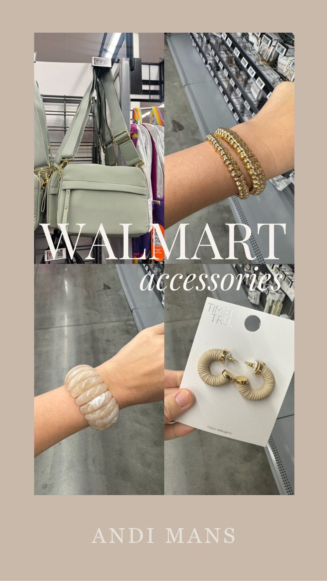 Walmart spring accessories! These pieces are so pretty it's hard to believe they're all from Walmart. 

#LTKgrwm #LTKootd #LTKOver40