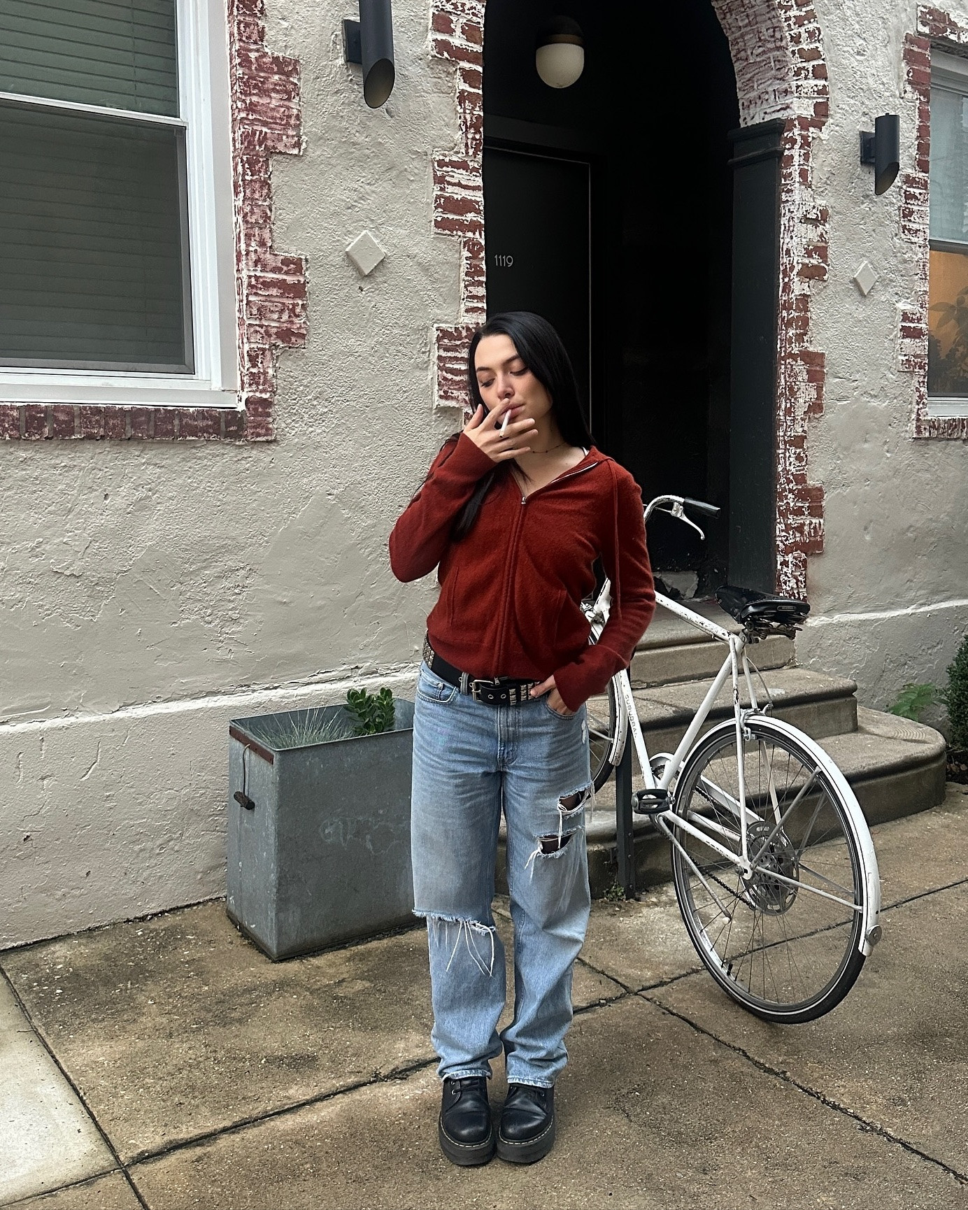 these were in my junk drawer
sharing my accessories as both my hoodie and jeans are thrifted.
wearing my docs as always - i size down. 
studded belt is from hot topic.

#LTKootd