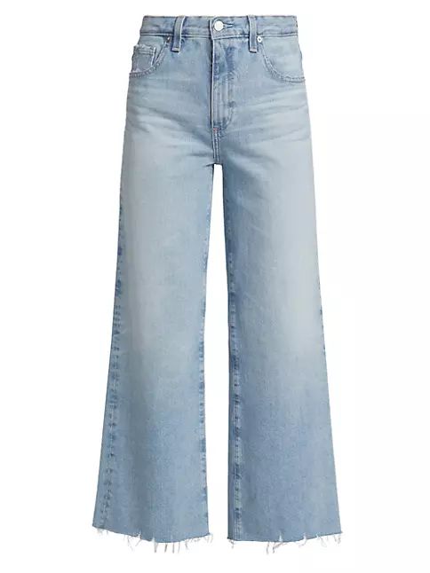 Saige Wide-Leg Cropped Jeans | Saks Fifth Avenue