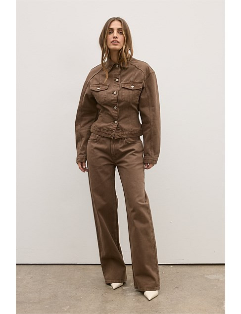 VIOLET DENIM JACKET | David Jones (Australia & New Zealand)