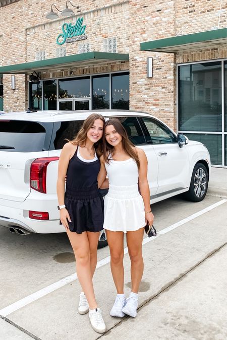 When the cute college roommates show up to brunch in the same one piece🥰. Free People The Way Home Skortsie is on major sale!  50% off in the white!  Such a great outfit to wear to class!

#LTKU #LTKfitness #LTKsalealert