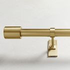 Oversized Adjustable Curtain Rod w/ Cylinder Finials | West Elm (US)
