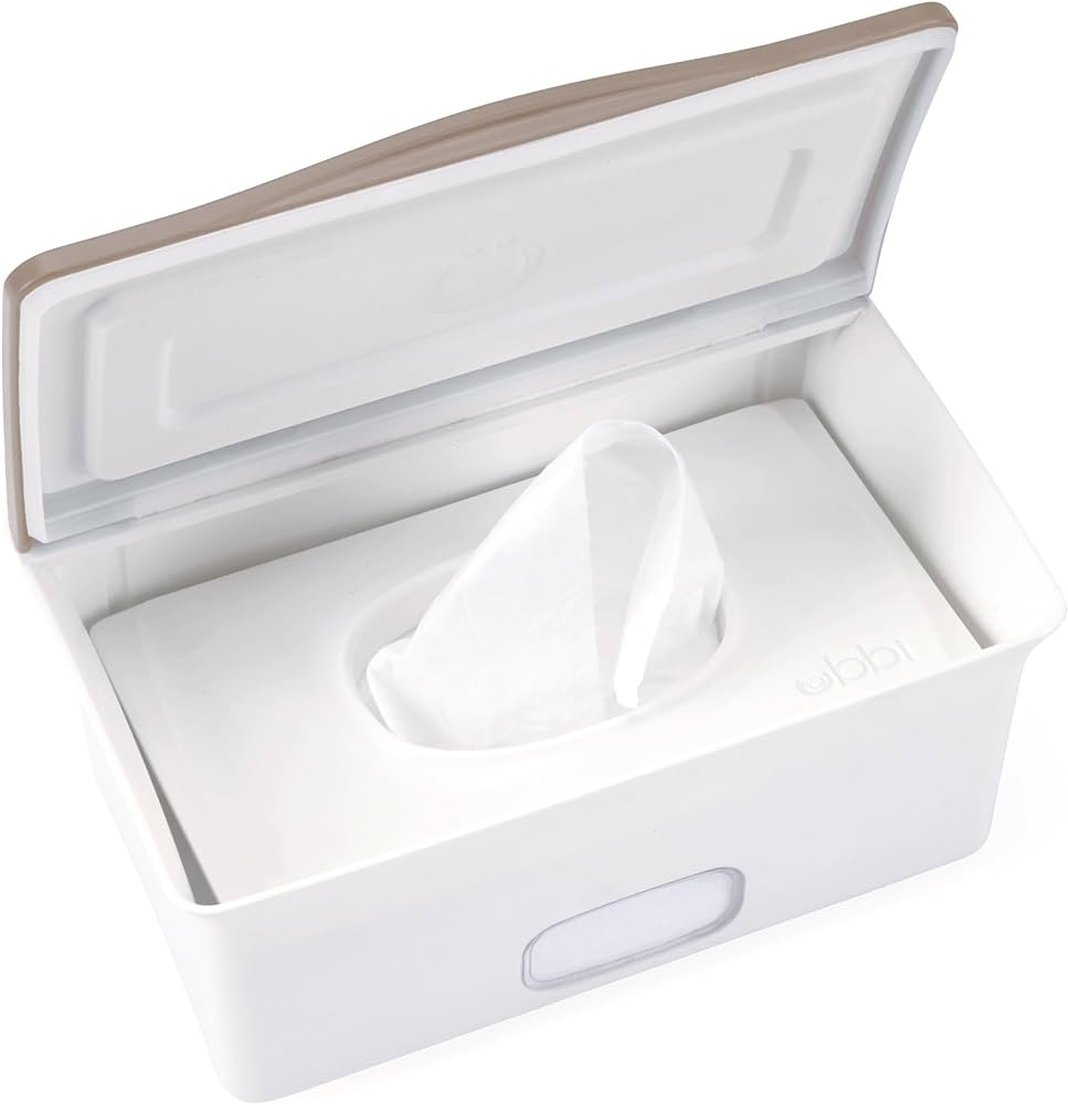 Ubbi Baby Wipes Dispenser with Weighted Plate and Secure Seal, Nursery and Baby Registry Essentia... | Amazon (US)