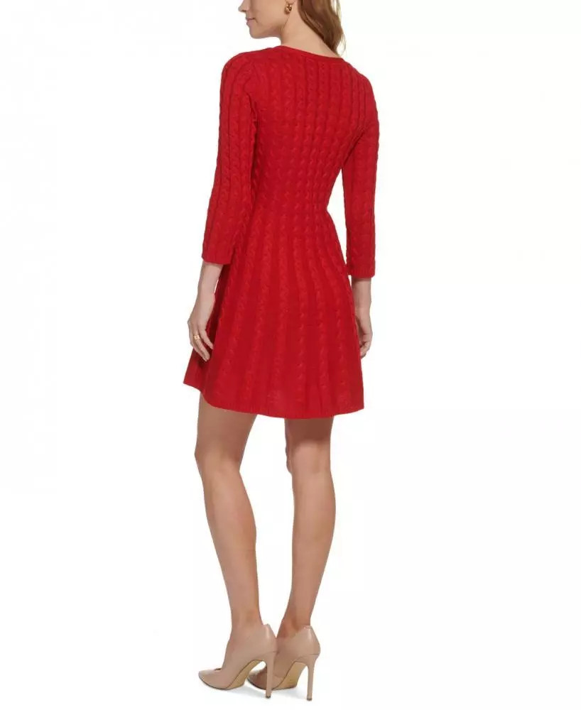 New $89 Jessica Howard  Women's Knee Length 3/4 Sleeve Fit & Flare Dress A4178  | eBay | eBay US