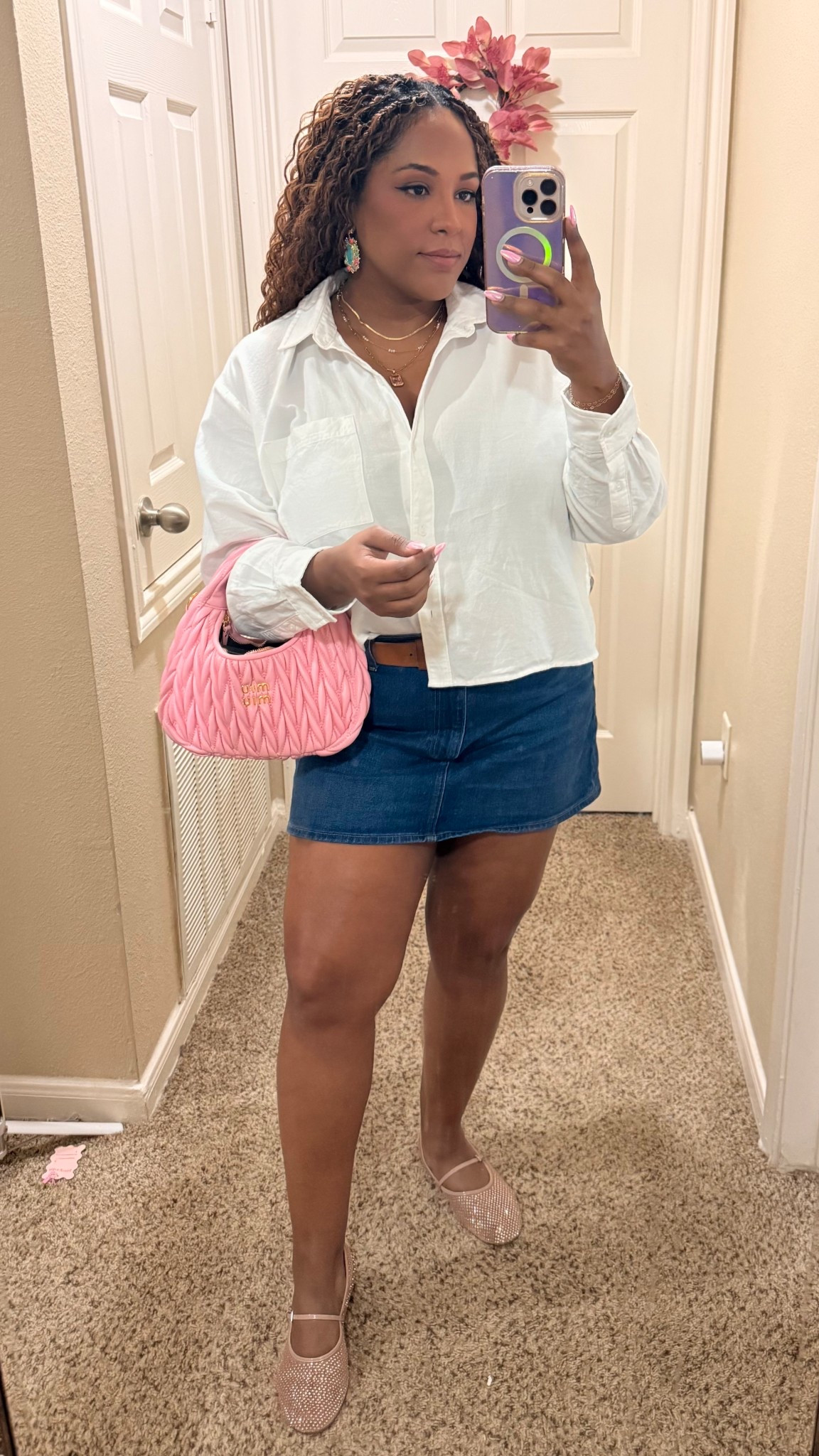 Casual lunch outfit with my new miu miu bag ￼

#LTKMidsize #LTKgrwm