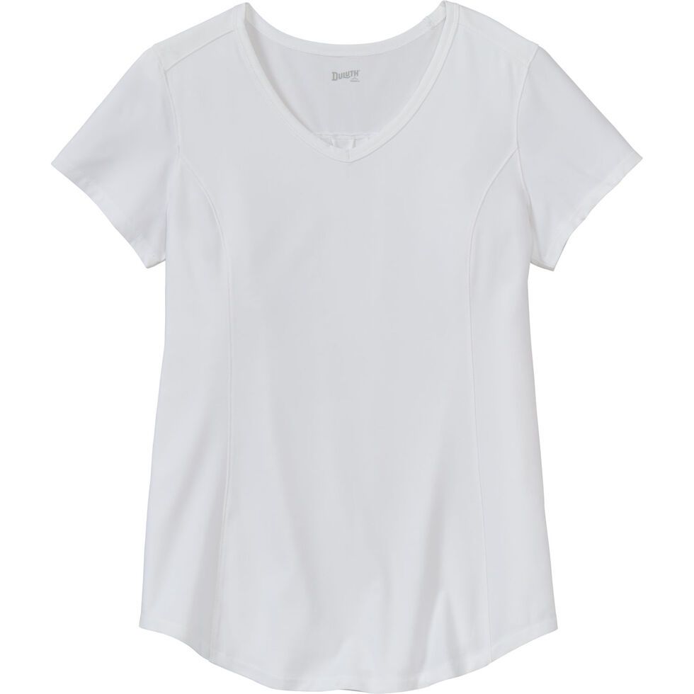Women's Armachillo Short Sleeve V-Neck T-Shirt | Duluth Trading Company