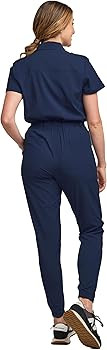 Green Town Scrubs for Women Scrub Jumpsuit - Jogger Pant, 6 Pockets, Easy Care Stretch Fabric Uni... | Amazon (US)