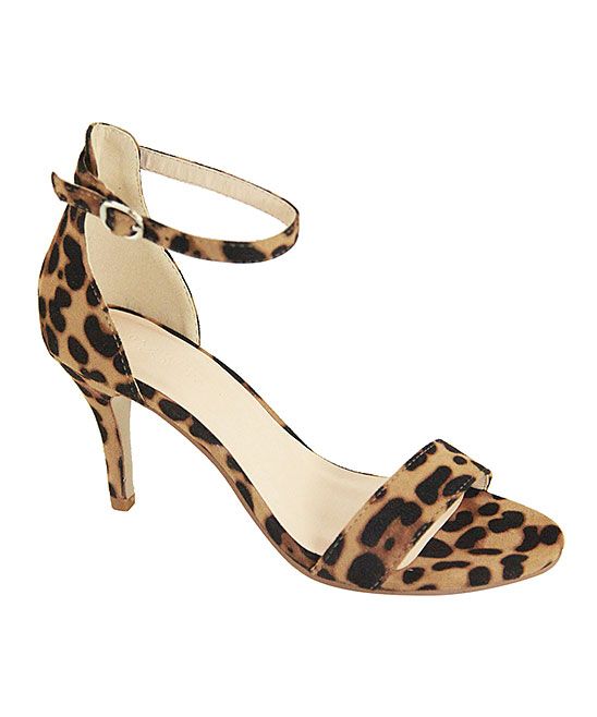 Bella Marie Women's Sandals LEOPARD - Leopard Kimmy Sandal - Women | Zulily