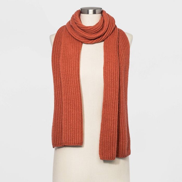 Women's Shaker Stitch Knit Scarf - A New Day™ One Size | Target