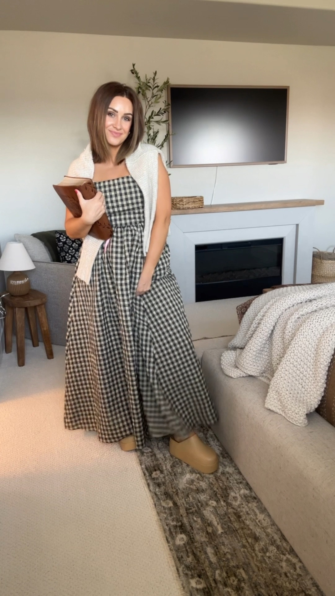 This dress is giving everything 🥹 I don’t wanna take it off it’s so comfy and cute. I’m wearing a size 6 short (could of done a 4 but was worried about the bust area being too tight and it’s not) 

Sweater is thrifted from goodwill but I linked another one I like to wear with this

Size down one in the crocs (I’m usually a true 7 but did a 6) 

Bible is from Hosanna Revival (use code RUSTICTOUCHBEAUTY to save) linked in my linktree 

#LTKPetite #LTKFindsUnder50 #LTKStyleTip