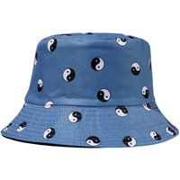 Yin Yang Bucket Hat - Blue Bucket Hat Balance Gift Yoga | Etsy (US)