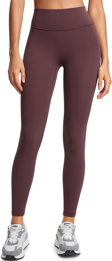 Womens High Waisted Lounge Yoga Legging 25" Scrunch Butt Lifting Workout No Front Seam Tummy Cont... | Amazon (US)