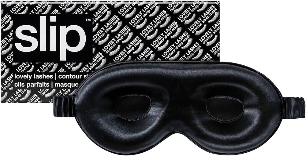 slip Contour Sleep Mask | 100% Pure Mulberry Silk, Ultra Soft | Contoured Design, Prevents Eye Pr... | Amazon (US)
