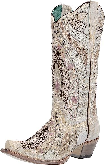 Corral Boots E1547 White | Amazon (US)