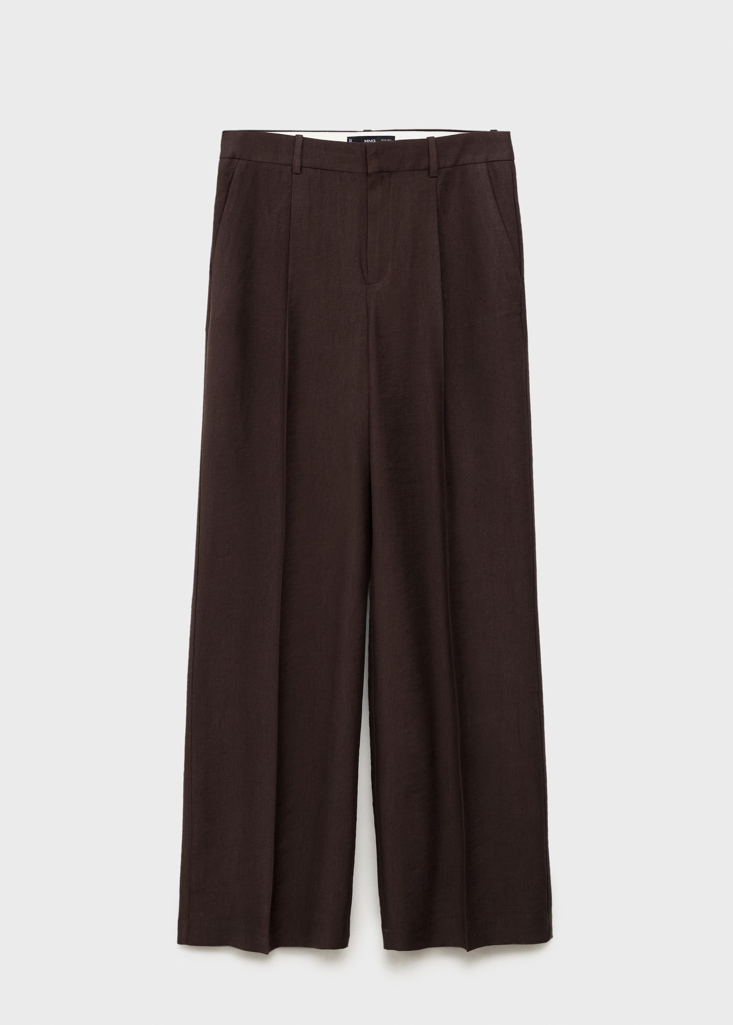 Straight lyocell suit trousers - Women | MANGO United Kingdom | MANGO (UK)