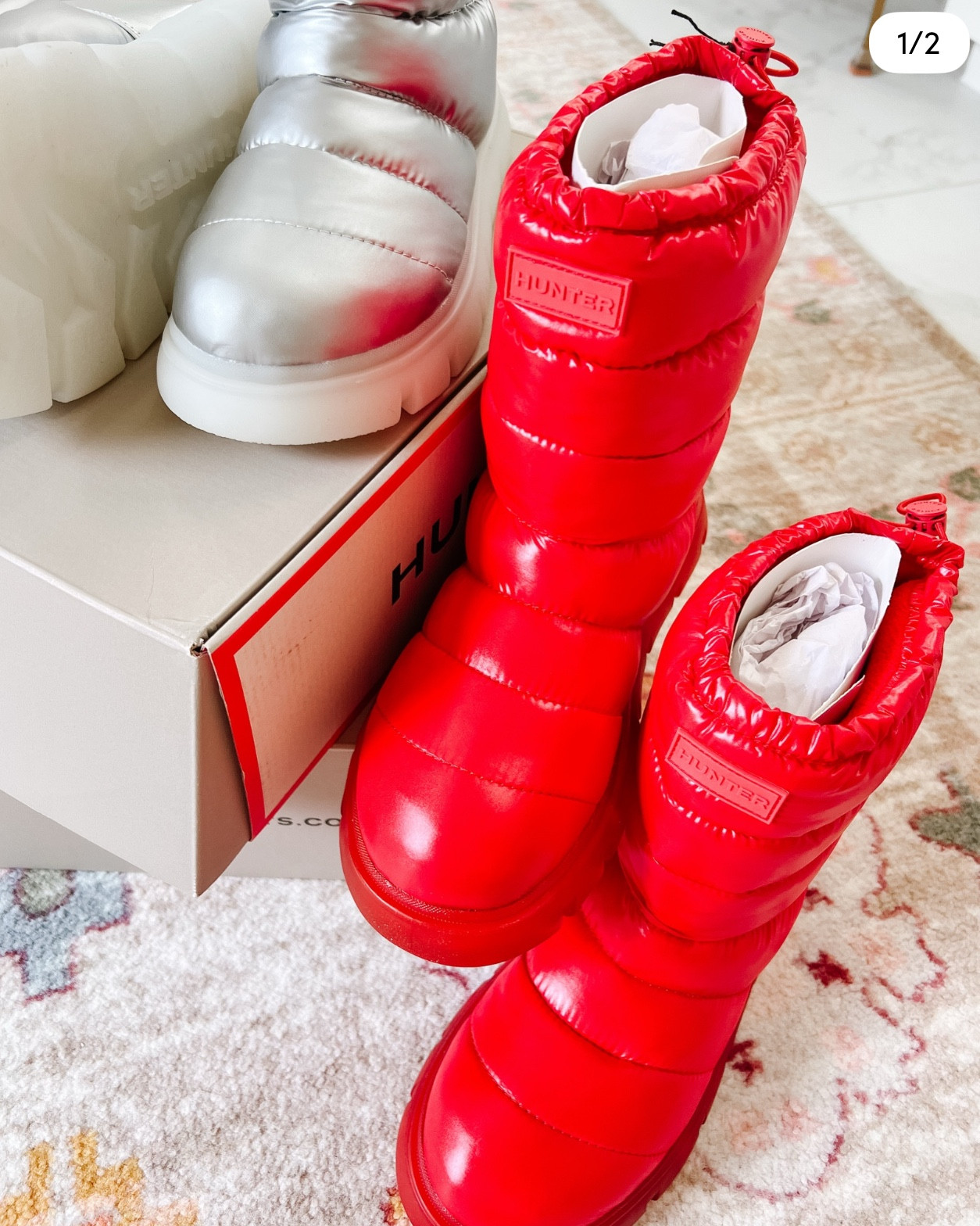 Replacing all Slippers & Shoes for the foreseeable future ❄️♥️

Cannot describe how comfy these are!!! I’ve had them for three years & they’re the first thing I pull out when the weather changes for winter!! 

Fleece lined &&& waterproof!! 

Order quick, they’re selling out! 

#hunterboots #winterboots #waterproof #rainboot #snowboot #cozy #styled 

#LTKActive #LTKValentine #LTKTravel