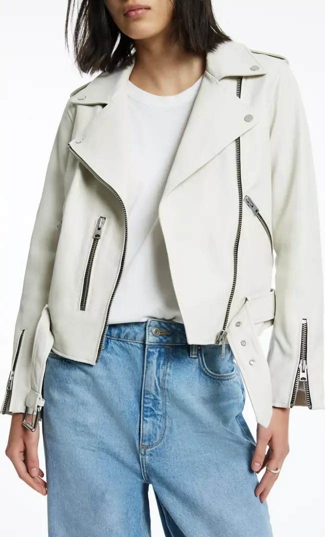 All saints 2024 leather jacket nordstrom