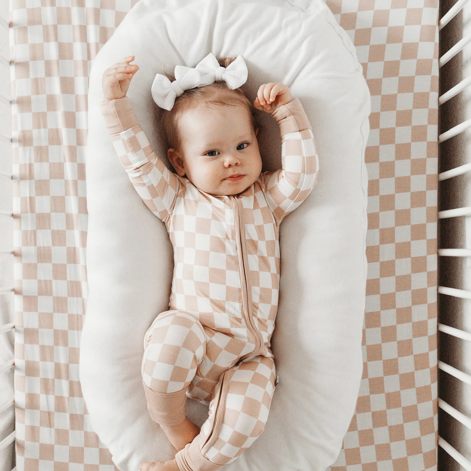 SANDY CHECKERS DREAM ROMPER | Dream Big Little Co.