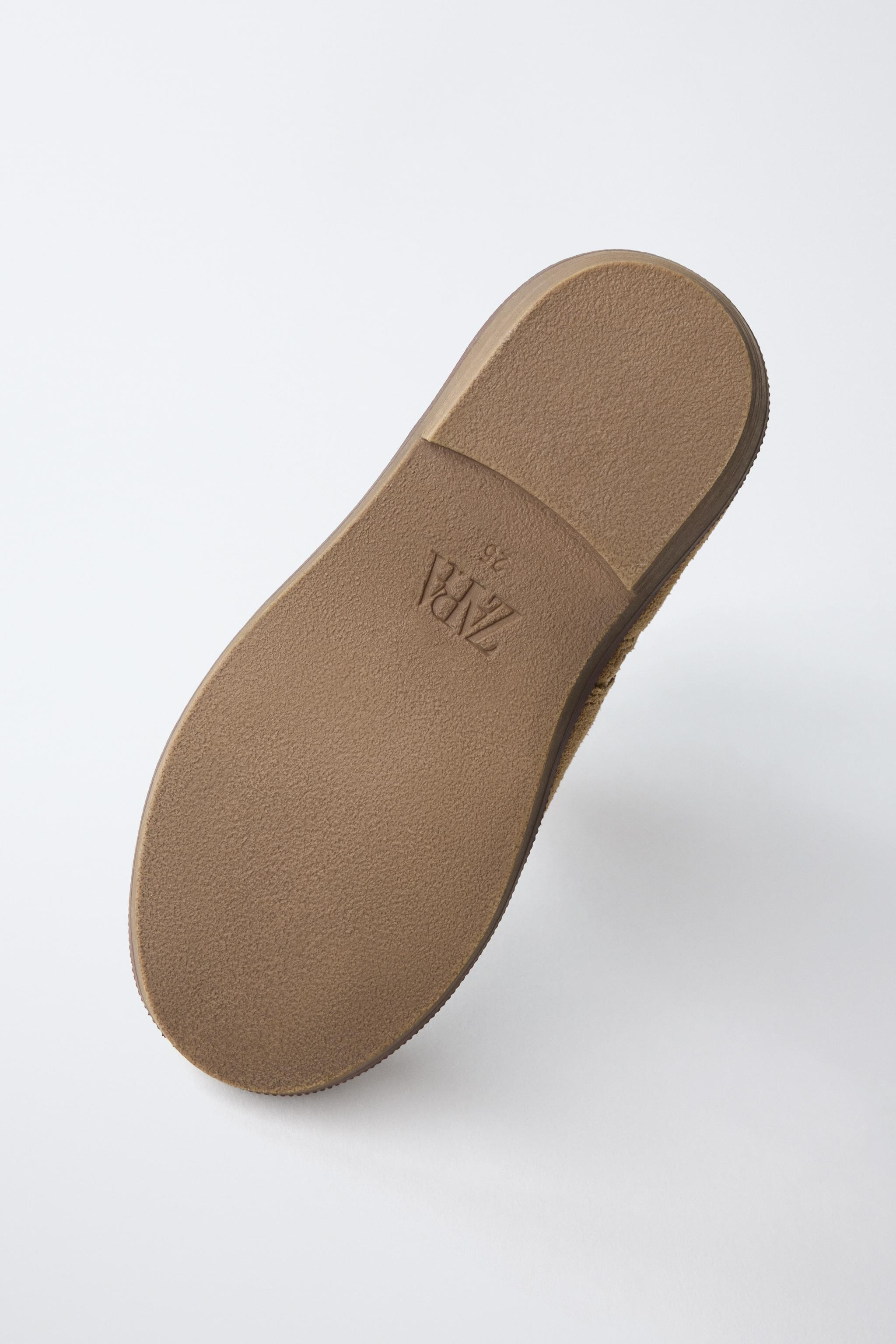 EMBROIDERED LEATHER BOOTS | Zara US