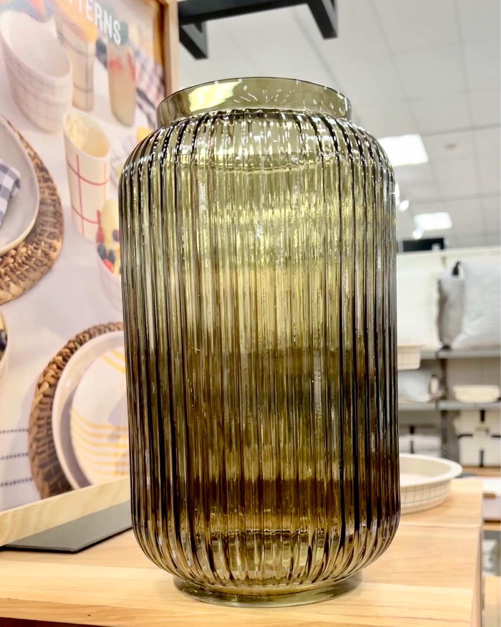 Ribbed Glass Jug Vase Dark Green - Hearth & Hand™ with Magnolia

Comes in 2 sizes 

#LTKhome #LTKFind #LTKSeasonal