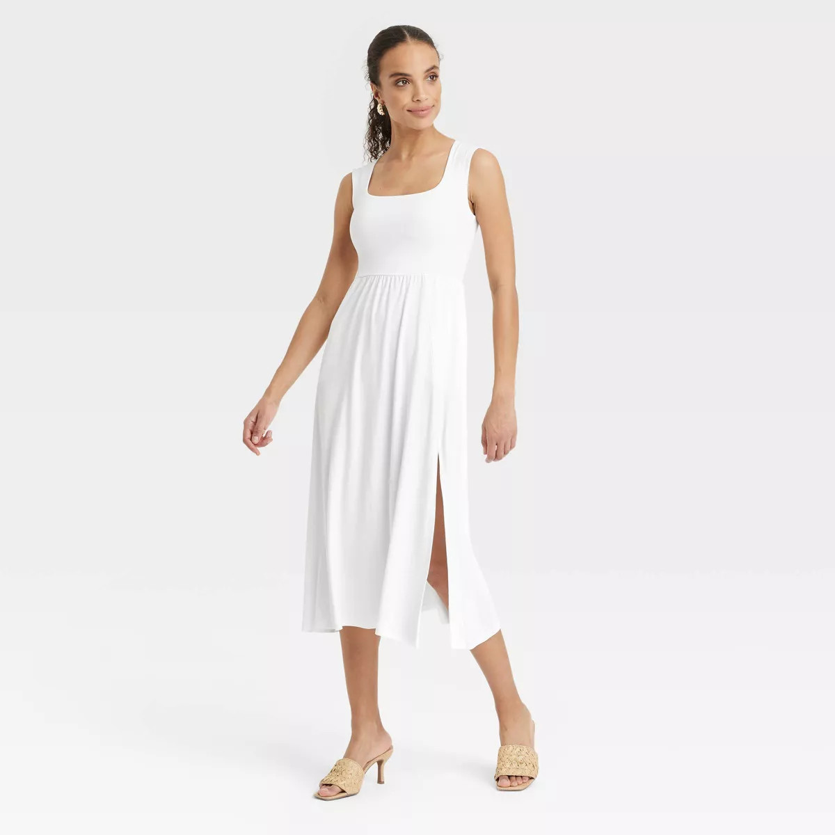 Women's Knit Ballet Midi Shift Dress - A New Day™ | Target