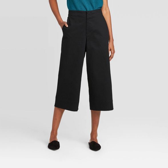 Women's High-Rise Cropped Wide Leg Trousers - Prologue™ | Target