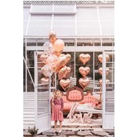 Purple Boho Floral Top With Rose Pink Twirl Skirt, Love Day Dress, Girls Valentine's Twirly Toddler Dress | Etsy (US)