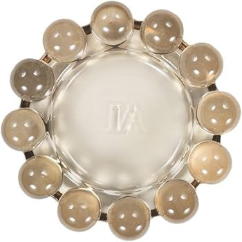Alice Lane Bubble Candle Dish – Chic Smoky Glass Candle Dish for Home Decor – Decorative Mode... | Amazon (US)