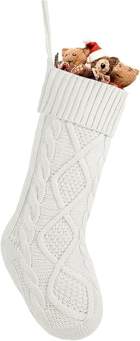 Personalized Stockings Christma, Christmas Stockings, 18 Inches Large Knitted Xmas Stocking for H... | Amazon (US)