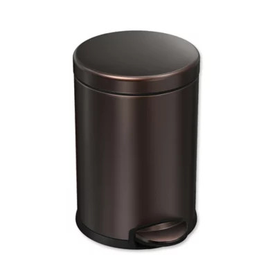 Simple Human 4.5 Liter Step Can in Dark Bronze | Bed Bath & Beyond