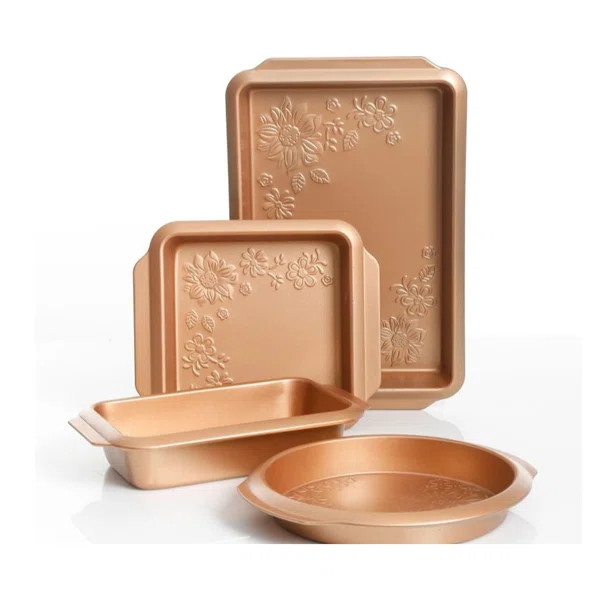 Lexi Home 4 Piece Non-Stick Carbon Steel Bakeware Set | Wayfair North America