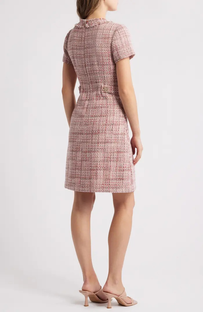 Short Sleeve Tweed Dress | Nordstrom