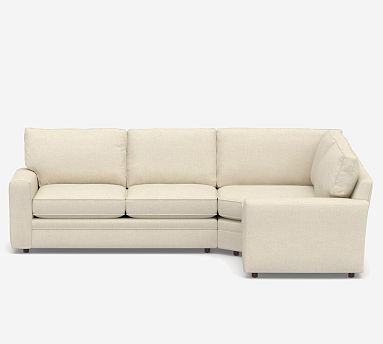 Left Arm Sofa + Wedge + Right Armchair | Pottery Barn (US)