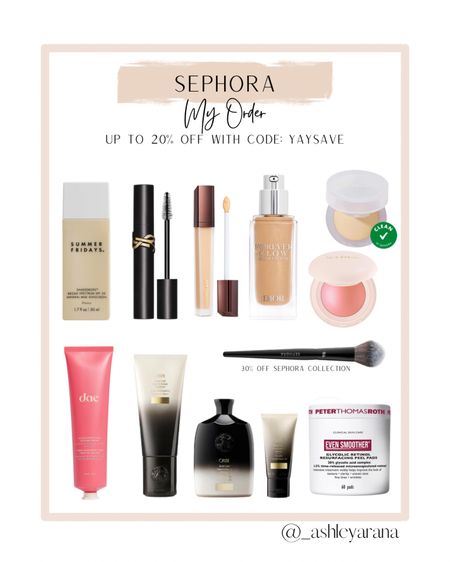 Last day to save up to 20% at Sephora!

My order had several repurchases
(SPF, mascara, shampoo, conditioner) and some fun new products to try out!

Beauty, makeup, Sephora sale, skincare, hair products

#LTKxSephora #LTKbeauty #LTKsalealert