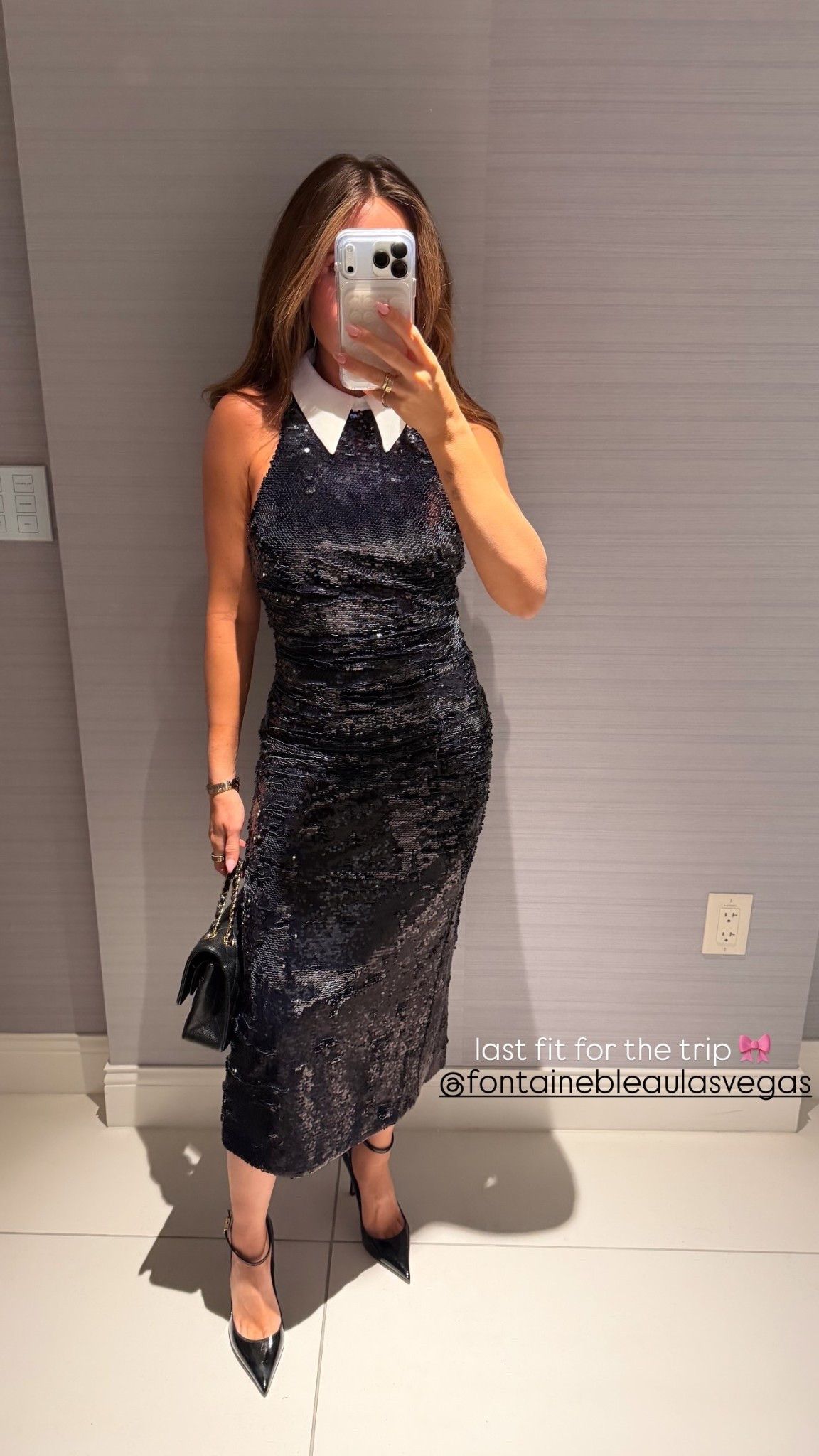 last fit for the trip 🎀 @fontainebleaulasvegas