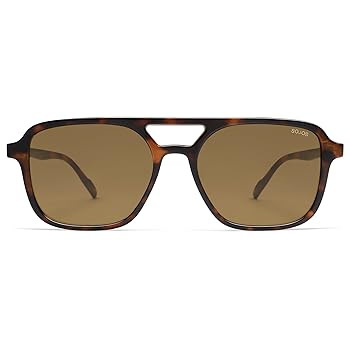 SOJOS Retro Aviator Sunglasses for Women Men,Trendy Rectangle Womens Mens Shades Sun Glasses SJ22... | Amazon (US)