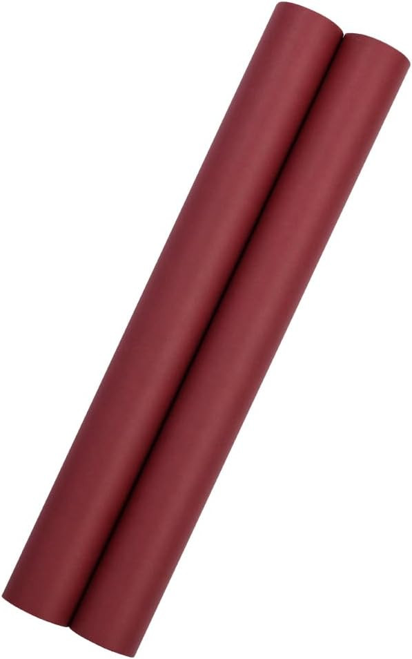 JAM Paper Gift Wrap - Matte Wrapping Paper - 52.6 Sq Ft Total (17 in x 18 Ft Each) - Matte Burgun... | Amazon (US)