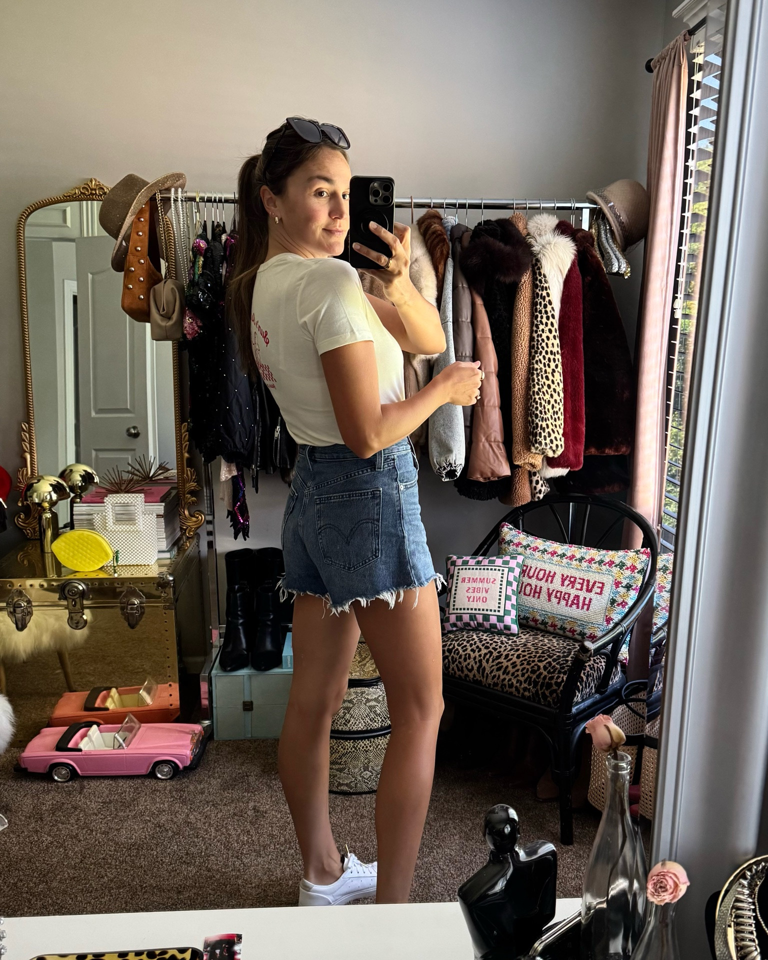 One of my fav pairs of Levi’s denim shorts —only $27! Wearing a 27

Mom shorts, Levi’s, jean shorts

#LTKmomlife #LTKootd #LTKSaleAlert