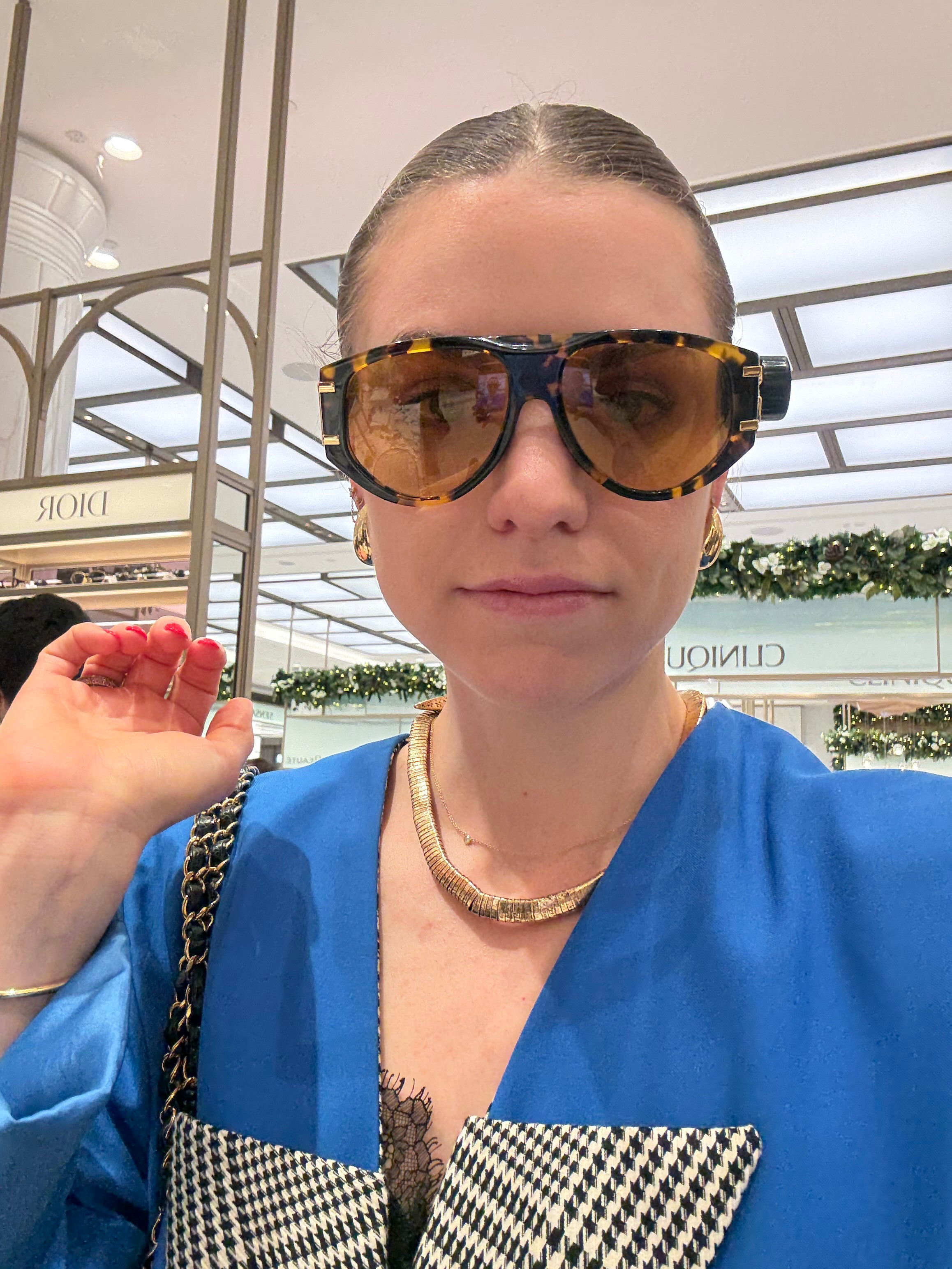 still shopping for the perfect pair of glasses that will fit my face. I was debating these at harrods on saturday but im after the yellow lens that fits my face. I tagged a few of the favorites I tried. #ltksunglasses  

 #LTKGiftGuide #LTKdayinmylife #LTKTravel