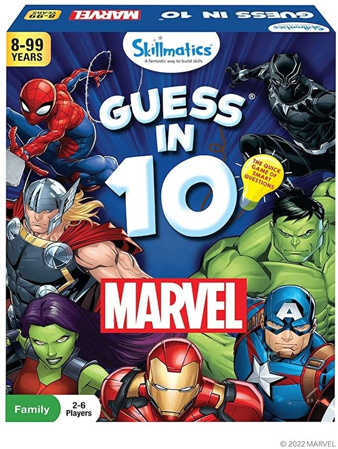 Skillmatics Marvel Card Game : Guess in 10 | Gifts for 8 Year Olds and Up | Quick Game of Smart Q... | Amazon (US)