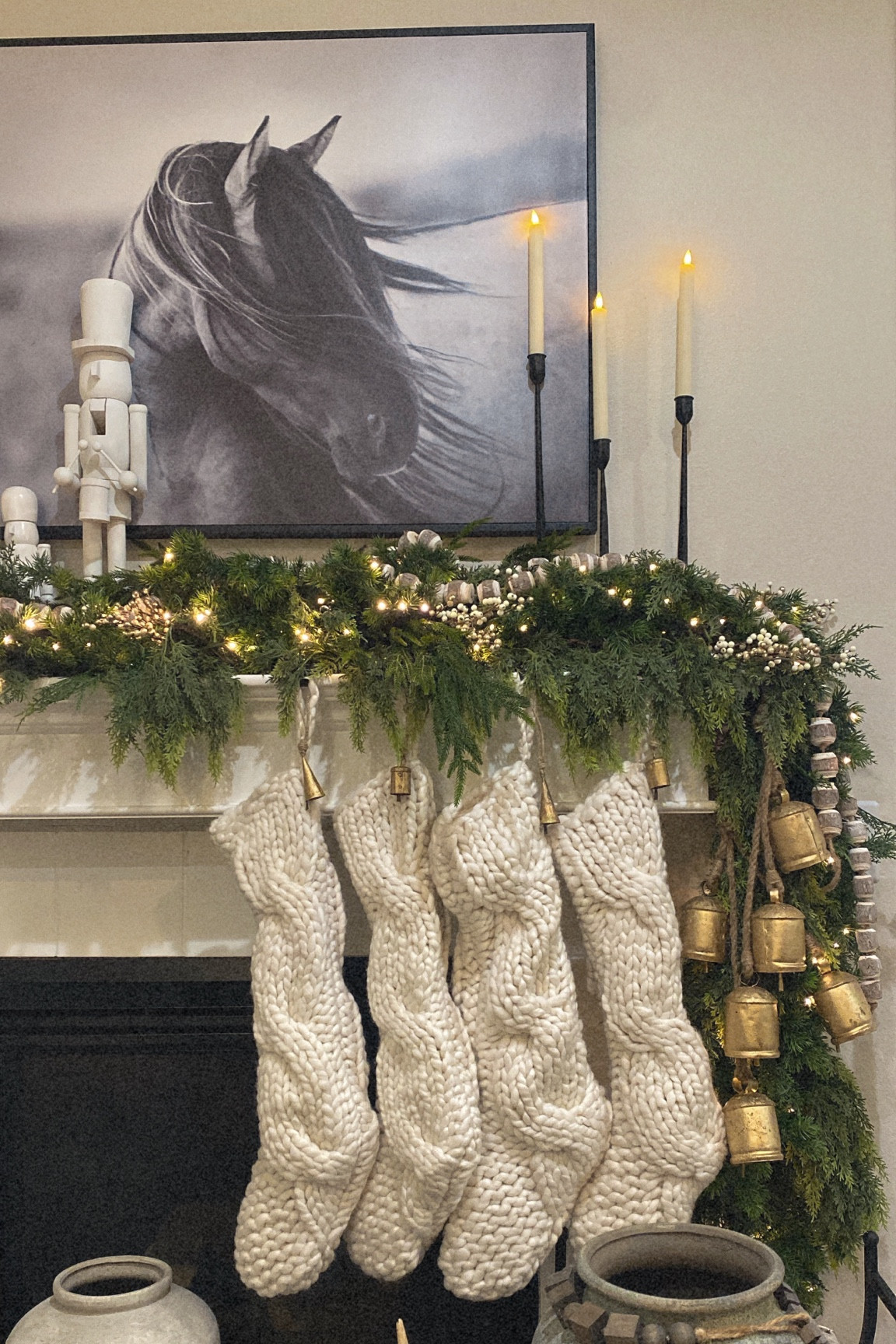 McGee & Co garland + Hobby Lobby cypress garlands 🎄 Some similar items linked

Holiday decor, Christmas decor, mantle styling, neutral home

#LTKSeasonal #LTKhome