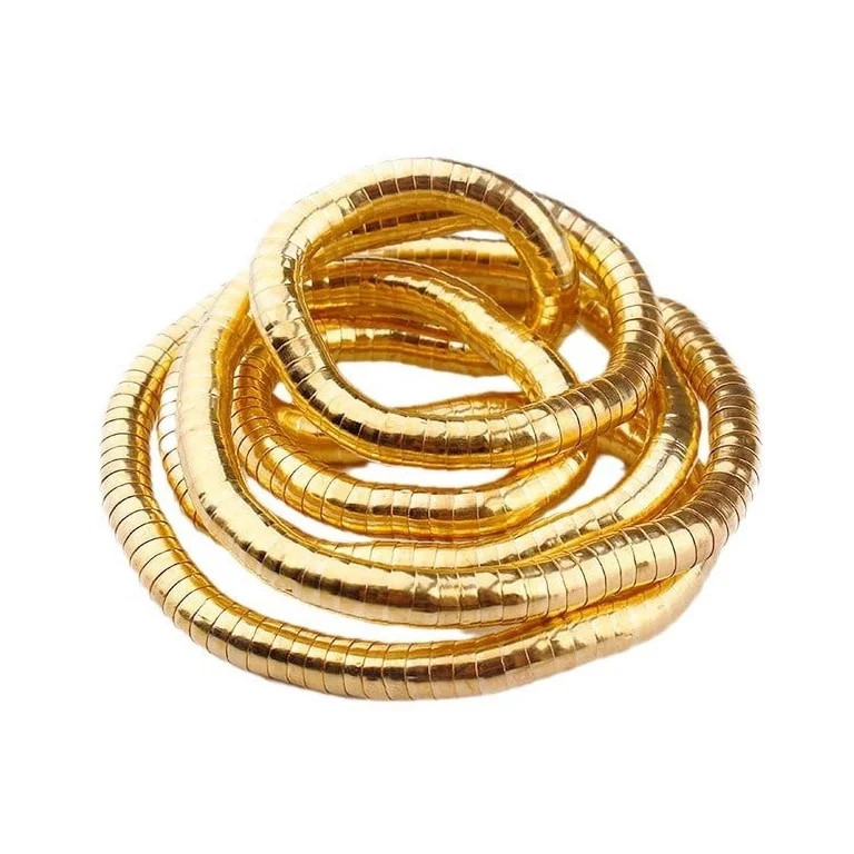 Bendable Snake Necklace Flexible Multi-purpose Necklace Golden Color Hinge Necklace Women's Wrap ... | Walmart (US)