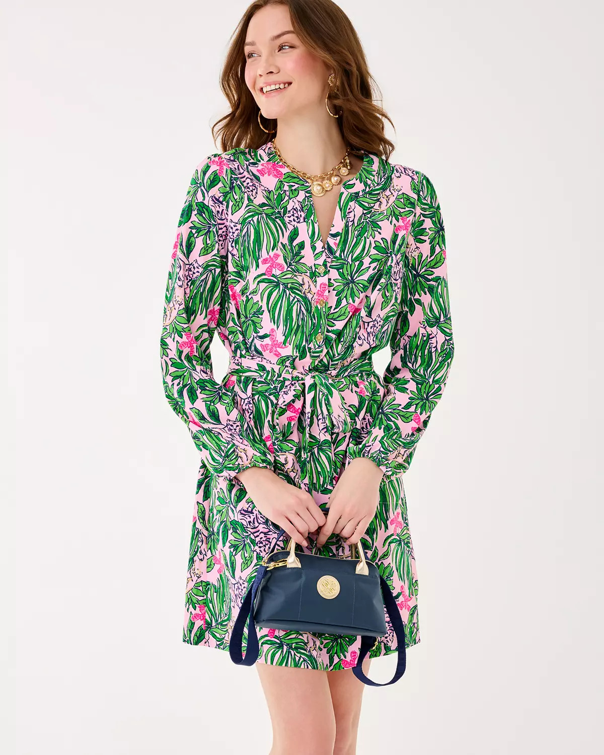 UPF 50+ Ensley Long Sleeve Dress | Lilly Pulitzer