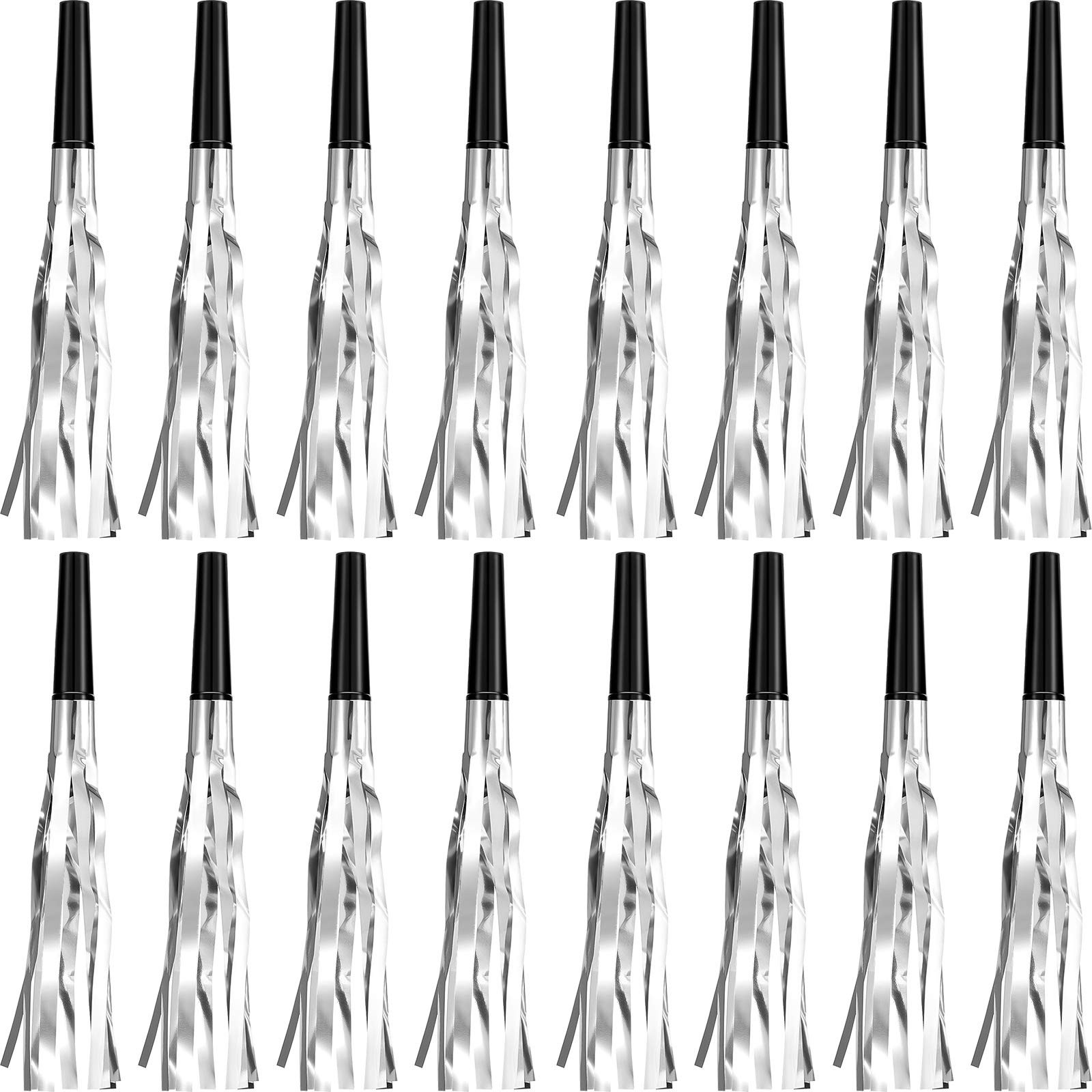 Skylety 24 Pcs New Years Party Blowers Noise Makers Silver Glitter Christmas Blowers for Sporting... | Amazon (US)